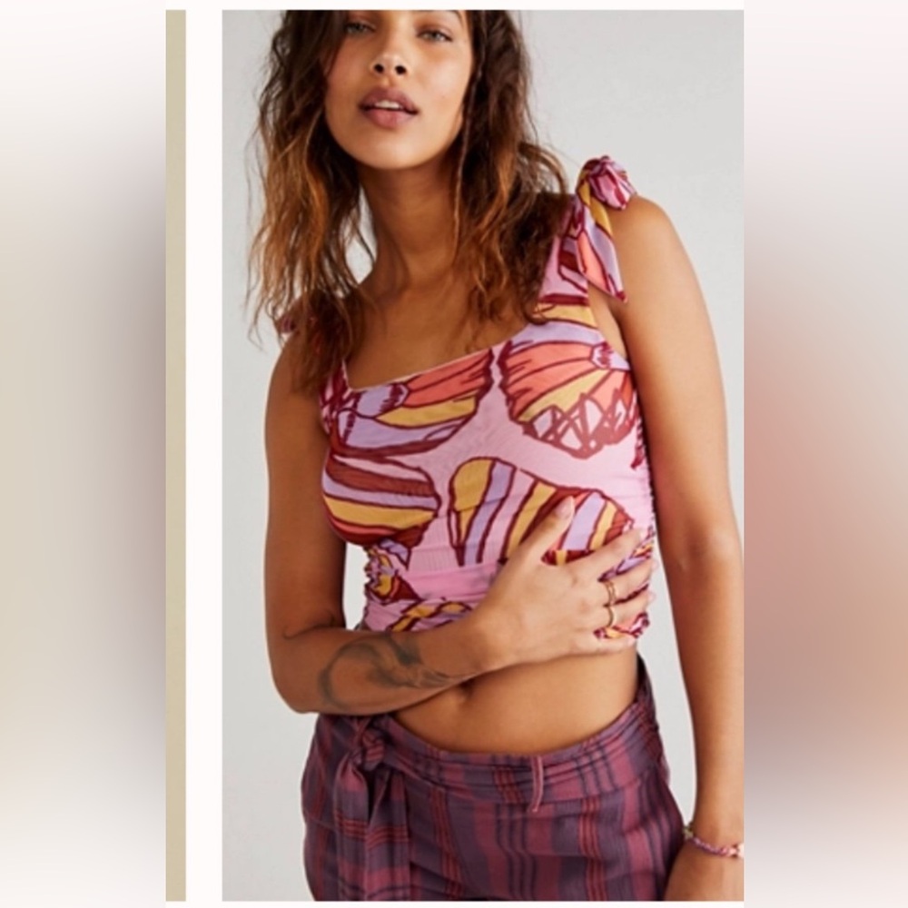 Free people Avenue tank , women’s medium , pink , BNWT